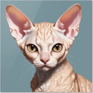 DEVON REX CAT Posters and Art